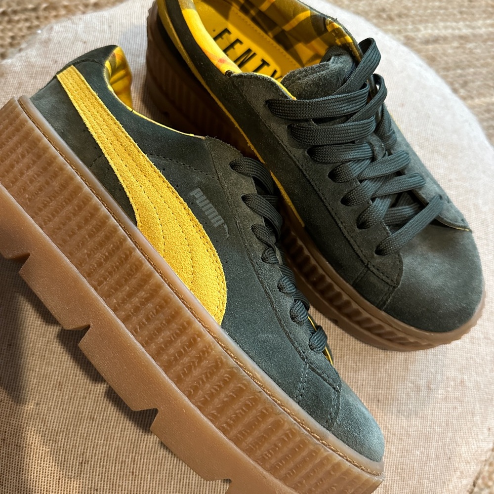 Fenty Puma Green and Mustard